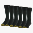 GOLDTOE Men's Cambridge Crew Socks, 6-Pairs