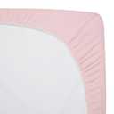 American Baby Company 2 Pack 100% Natural Cotton Fitted Mini Crib Sheets 38" x 24" - Soft & Breathable Small Nesting Portable Sheets, Fits Pack N Play Mattresses, Pink, for Boys & Girls