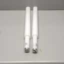 (2 Pack) 18 inch F15T12/Soft White K&B Fluorescent Tube, T12 15Watt Warm White 3000K Replacement for Kitchen & Bath Light Bulb,G13 Bi-pin Base