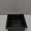 Black Recessed Toilet Paper Holder, 6" Built-in Toilet Paper Holders, Stainless Steel Tissue Roll Holder in Wall Toilets Paper Dispenser Insert (Matte Black)