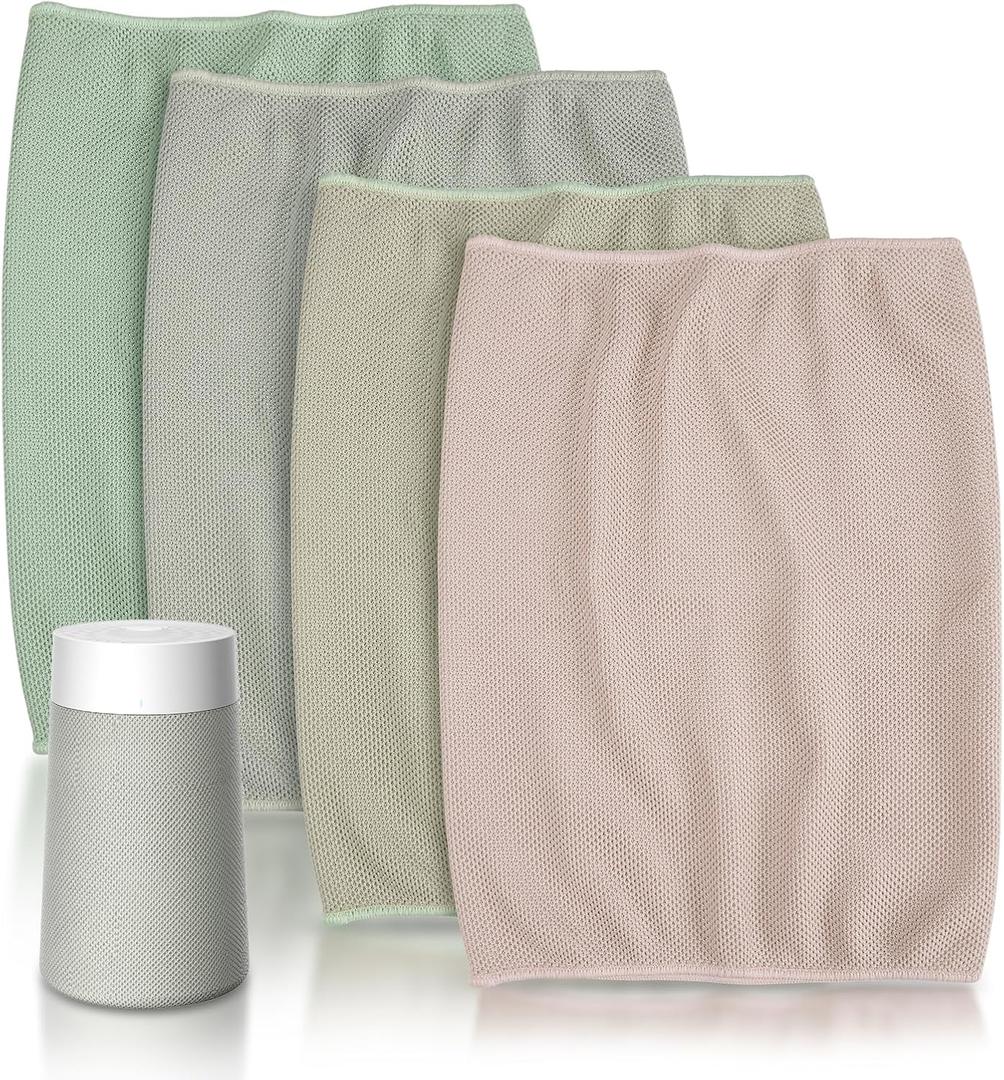 Leemone 411i Max Pre-Filter Replacement fit for BLUEAIR Blue Pure 411i Max and 411a Max Air Purifiers, Washable Fabric, 4 Pack