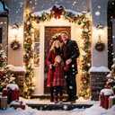 15 Pcs Velvet Christmas Balls, 3.15" Large Velvet Christmas Ornaments Balls, Plastic Shatterproof Flocked Ornaments for Xmas Tree Holiday Party Decorations (A - Green,Brown,Khaki,Cream White)