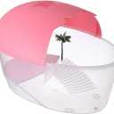 DOITOOL Small Turtle Tank with Basking Platform 9.84X6.69X6.10 Inches Portable Turtle Breeding Box for Aquatic Turtles and Small Reptiles Plastic Case for Water Habitat