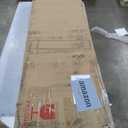 Nicetree 360 Swivel Jewelry Cabinet with Lights, Touch Screen Vanity Mirror, Rotatable Full Length Mirror with Jewelry Storage, Standing Jewelry Armoire Organizer, Foldable Makeup Shelf, White