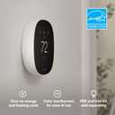 ecobee Smart Thermostat Essential - Energy Star Certified programmable Wi-Fi Thermostat - Works with Siri, Alexa, and Google Assistant