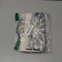 Blue and Gray Floral Pillow Covers 18x18 Set of 2 Outdoor Waterproof White Colored Decorative Throw Pillows Summer Pillowcase Polyester Cushion Case Decor for Couch Patio Funiture Garden Porch 01B18 (Dark Blue Grey)