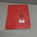 Valiamcep Women's Mini Dress V Neck Ruffle Long Sleeve Ribbed Slim Fitted Bodycon Pencil Dresses (Red, XL)