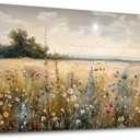 Amazon.com: Wapluam Wall Decor For Living Room Canvas Prints Wall Art Bedroom Office Decoration Vintage Abstract Painting Rural Natural Landscape Pictures Artworks Ready To Hang Farmhouse Aesthetic Home Decor: Posters & Prints