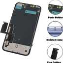 Fixerman for iPhone XR Screen Replacement 6.1 inch,LCD Display Touch Screen Digitizer Assembly with Repair Tools, Compatible with Model A1984, A2105, A2106, A2108