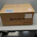ROVSUN 9QT Roll Top Chafing Dish Buffet Set,Rectangular NSF Stainless Steel Buffet Warmer Chafers and Buffet Warmers Sets with Thick Frame for Catering Events Parties Weddings Dinners,Gold
