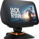 Swivel and Tilt Stand for Echo Show 5 (3rd Gen) - Viewing Angle Adjustable Stand for 5" Smart Display & Cell Phone with 280 Degree Rotating Base and Magnetic Attachment (Black)