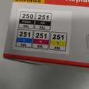 PGI-250XL CLI-251XL 5 Color Value Pack, Compatible for Canon 250 251 Ink Cartridges to use with PIXMA MX922, MG5420, MG5520, MG5522, MG6320, MG6620, iP7220 (PGBK, Black, Cyan, Magenta, Yellow)