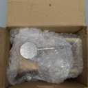 Clasin Home Bamboo Bathroom Accessories Set, 3 Pcs Wood Bathroom Accessories Soap Dispenser, Toothbrush Holder, Soap Dish, Kitchen Soap Dispenser Set for Home Decor, Housewarming Gift