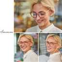 AMOMOMA Retro Square Blue Light Blocking Reading Glasses for Women Vintage Computer Prescription Readers AM6033 (C2 Transparent Brown+c3 Grey Tortoise)