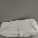Dog Sling Carrier Bag for Small Dogs, 4–15 lbs, Canvas, Hands-Free, White