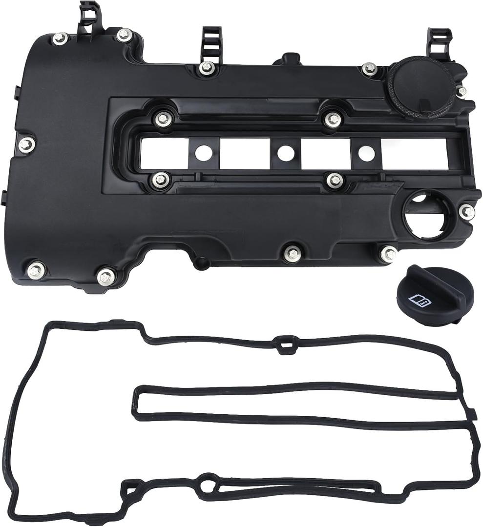 KUSATEC 25198498 Engine Valve Cover Kit Fit for 2013-2021 Buick Encore, 2014-2016 Cadillac ELR, 2011-2021 Chevy Cruze Limited Sonic Trax Volt; L4 1.4L; Replace 55573746 264-968 with Gasket