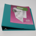 Avery Durable View 3 Ring Binders, 2 Inch Slant Rings, 530-Sheet Capacity, DuraHinge, 2.8 Inch Wide Spine, Color Received Will Vary: Black, Bright Blue, or White, 1 Binder (17038)