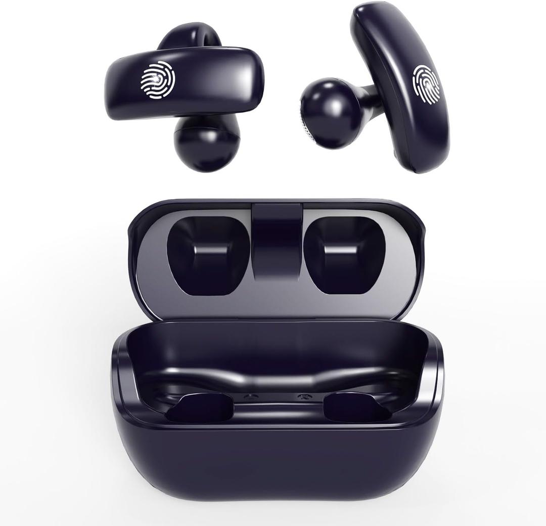 BANIGIPA Kids True Wireless Earbuds, Bluetooth 5.4 Headphones w/Mic for Calling Studying Music, 5g Light Comfortable, Open Ear Earbuds w/85dB Healthy Volume Control Protect Hearing for School Travel