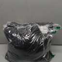 ReachMe Womens Fleece Zip Up Jacket with Pockets Oversized Long Sherpa Hoodie Fuzzy Jackets Warm Teddy Coat (XX-Large, 02 Black)