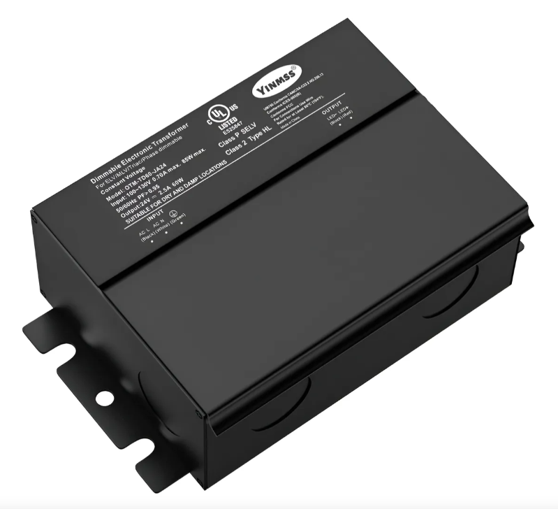 LED Driver 24V 96W DimmableTriac ELV/MLV LED Transformer Compatible with Lutron&Leviton Switches,for LED Strip Lights, Kitchen, Cabinet, UL&FCC-Listed