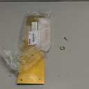 Baldwin 2121 3 Inch x 12 Inch Solid Brass Square Edge Push Plate, Non-Lacquered Brass