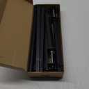 Xiomot Over The Table Rod Stand with Clamps Adjustable 13''-42'' Tall 29"-98" Length Black Table Arch Hanging for Wedding Birthday Party Halloween Christmas