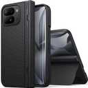 for Google Pixel 10 Pro Fold Case, Front Screen Protector, Slim with Stand, Hinge Protection, Rugged Hard Full Body Cover, Daily Drop Protective Phone Case for Google Pixel 10 Pro Fold, Black