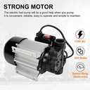 BLACKHORSE-RACING Self Priming 110V AC 16GPM 60L/min Oil Transfer Pump Fuel Diesel Kerosene Biodiesel Pumps