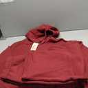 PRETTYGARDEN Womens Sweatsuits 2 Piece Set 2025 Casual Winter Long Sleeve Hoodie Loose Wide Leg Sweatpants Fall Tracksuit (Large, WineRed)