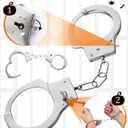 Halloween Costumes for men Prisoner Costume Men  Orange Prisoner Jumpsuit, Scary Headband, Handcuffs (M)