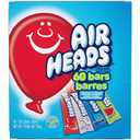 Airheads Full-Size Candy Bars, Taffy Candy Bulk Variety Pack, Individually Wrapped, Six Assorted Fruit Flavors Artificially Flavored, 60 Count Box, BB Date Not Found