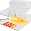 Ceramic Fiber Insulation, 2 Pieces 24"x15.7"x1"Thick, 2600F Fireproof Insulation Blanket for Wood Stove Baffle, Fireplace, Pellet Stove, Chimney, Furnace, Boiler, Pizza Ovens and Forge