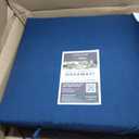 Arden Outdoor Patio Dining Chair Cushion, 20x44, Rain-Proof Seat Pad, Fade-Resistant Outdoor Cushion Sapphire Blue Leala