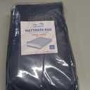 Coldwind Mattress Bags for Storage & Moving, Waterproof King Size Mattress Cover with Heavy Duty Handles & Strong Zipper, Navy