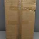 LITTLE TREE 23.6-Inch, 3-Tier Modern Narrow Side Table with Storage for Small Spaces, Living Room, Bedroom. Brown