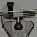 Yost Tools Yost V-275 Portable Vacuum Base Vise, Pivots Multi-Angle, 2.75 Jaw Width, Pack of 1, Silver