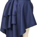 COSDREAMER Steampunk Women's Skirts Waist Belt for Women Ruffles Pirate Corset Costumes (L)