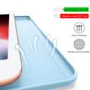 DTTO for iPad Air 2 Case (2014 Released), Ultra Slim Lightweight Smart Case Trifold Stand with Flexible Soft TPU Back Cover for Apple iPad Air 2 (Model A1566/A1567), Sky Blue