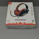 PowerA Wired Stereo Headset for Nintendo Switch and Switch 2 - Mario Kart Rivals, 3.5 mm, Wired, Stereo, Officially Licensed (Black, Red)