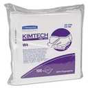 Kimberly-Clark Kimtech 33330 Pure Disposable Wiper with W4 Dry, 12" Length x 12" Width, White, (5 Pack of 100)