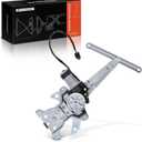 A-Premium Rear Passenger Side Power Window Regulator with Motor (2-Pin)
