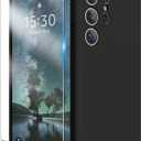 Designed for Samsung S24 Ultra Case 6.8 inch, Liquid Silicone Case with Camera Protection with Microfiber Lining Shockproof Phone Case Cover for Galaxy S24 Ultra (2024), Black