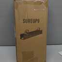 SHUWEI 36" Under Desk Cable Management Tray, Premium Fabric Cable Management for Desk, Clamp/Screw Mount Cable Tray for Office and Home (White, 36"