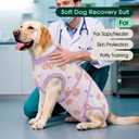 Kuoser Dog Surgery Recovery Suit, Soft Breathable Dog Recovery Suit for Female Spay Male Nueuter, Anti Licking Puppy Onesie Pet Surgical Suit for Dogs Abdominal Wounds Skin Disease, Bear XL