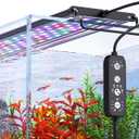 SEAOURA 24/7 Mode Led Aquarium Light for Plants Growth- Sunrise to Moonlight, 7 Colors, Adjustable Timer/Brightness, Full Spectrum Fish Tank Lights for 48 Inch to 54 Inch Tank