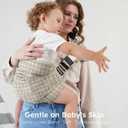 AUYEAZGO Toddler Carrier, Baby Sling Carrier - Premium Cotton, Large Seat & Back Support, with Large Pocket, One Size Fits Most, Ideal for 6-48 Months (16-44 lbs), Houndstooth, Medium