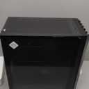 Oak Wood ATX PC Case, 4 x 120mm 3 Pin Non-PWM Case Fans Pre-Installed, Type-C Port, Tempered Glass Side Panel, Black Mid-Tower Computer Case, Cypress 5 AIR