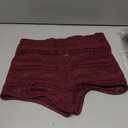 SOLY HUX Women's Micro Ruffle Shorts Lace Bloomers Y2k Low Rise Layered Mini Shorts S
