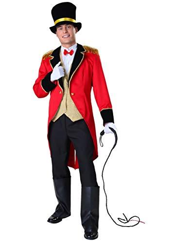 Fun Costumes - Adult Circus Showman Costume Plus Size Ringmaster Costume - XL