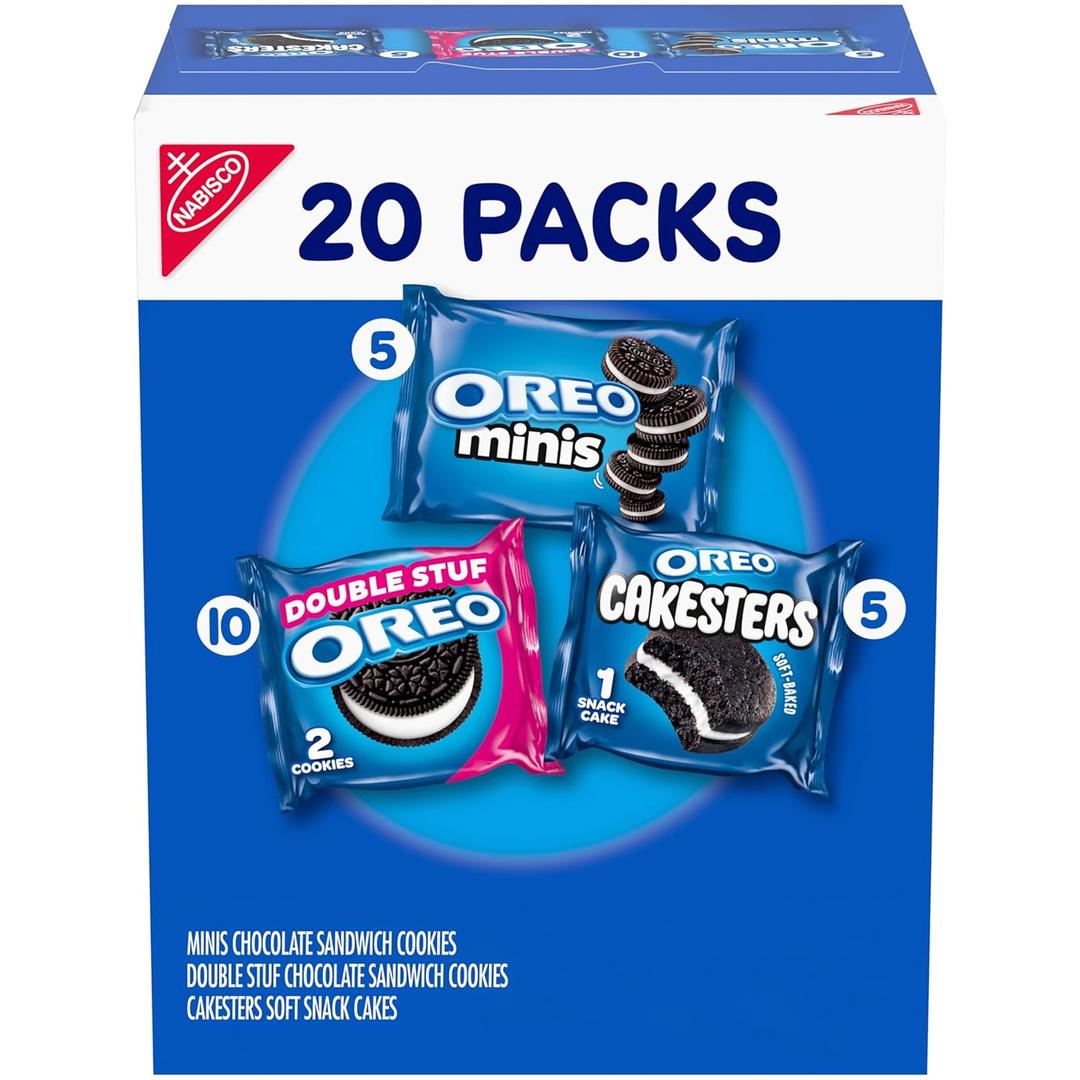 OREO Lovers Cookies and Cakesters Soft Snack Cakes Variety Pack (EXP 08/22/26)